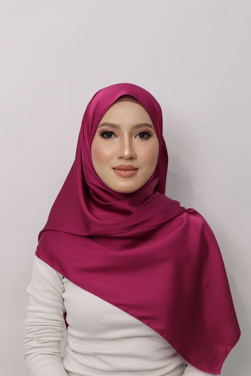 SATIN SILK - FUHSIA EMBER
